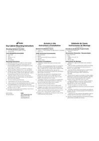 Notice KIDDE ACCESSPOINT 001801 Coffre-fort