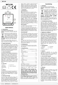 Notice Perel WC120 Radio-réveil