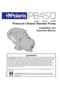 Notice POLARIS PB4SQ Pompe