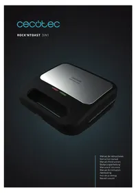 Notice CECOTEC ROCK'NTOAST 3IN1 Placa de parrilla
