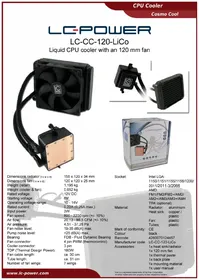 Notice LC-Power CC120LICO Ventirad pour processeur