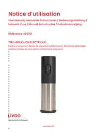 Notice LIVOO GS151 Kurketrekker