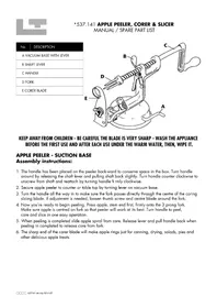 Notice Louis Tellier 537141 Trancheuse