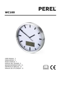 Notice Perel WC100 Radio-réveil