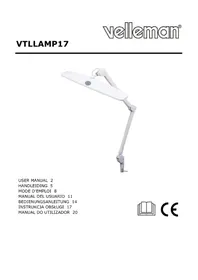 Notice VELLEMAN VTLLAMP17 Lampe