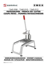Notice Sammic 340010 Trancheuse