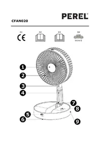 Notice Perel CFAN020 Ventilateur