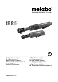 Notice METABO DRS 3514 Screwdriver