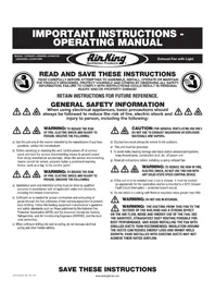 Notice Air King LEDAK100H Hotte