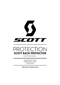 Notice SCOTT AIRFLEX BACK PROTECTOR Protección corporal