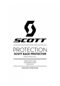 Notice SCOTT AIRFLEX JUNIOR BACK PROTECTOR Protección corporal