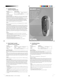 Notice Kerbl MINIKILL Lutte antiparasitaire