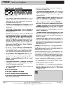 Notice RIDGID 848 Hand tool