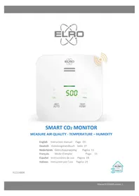 Notice ELRO SF500CO2 Maison intelligente