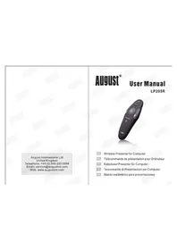 Notice August LP205R Pointeur sans fil