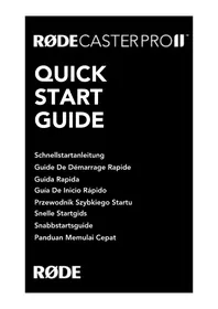 Notice Røde RODECASTER PRO II Table de mixage