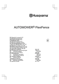 Notice HUSQVARNA AUTOMOWER FLEXIFENCE Robotas vejapjovė