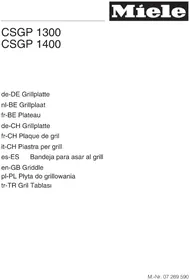 Notice MIELE CSGP 1300 Cucina