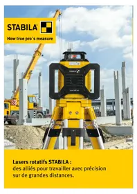 Notice Stabila REC 160 RG équipements de mesure