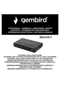 Notice Gembird EE3U3S3 Disk array