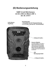 Notice Berger & Schröter XTRAIL HD Caméra vidéo