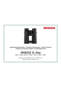 Notice MINOX XLITE 8X56 Jumelles