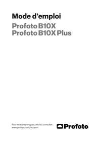 Notice PROFOTO B10X Flash