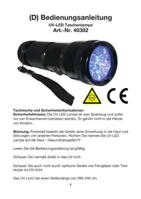 Notice Berger & Schröter 40382 Lampe de poche