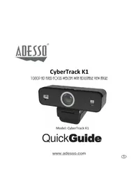 Notice Adesso CYBERTRACK K1 Webcam
