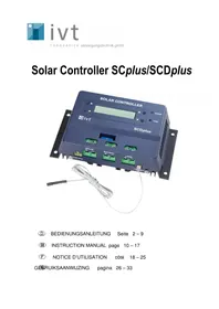 Notice IVT SCPLUS 40A Contrôleur