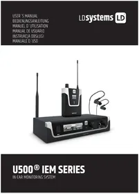 Notice LD Systems U505.1 Bouchon d'oreille