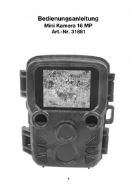 Notice Berger & Schröter 31881 Caméra vidéo