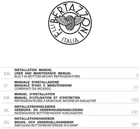 Notice BERTAZZONI RBM75S5FPNS Fridge