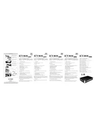 Notice Icy Box IB550STU3S Boîtier informatique