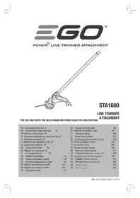 Notice EGO STA1600 Multigereedschap