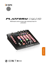Notice icon PLATFORM NANO Table de mixage