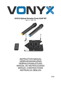 Notice Vonyx AV510 System karaoke