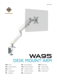 Notice Deltaco Gaming WA95 Support mural