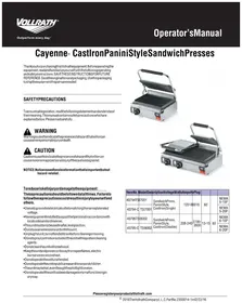 Notice Vollrath 40795C Placa de parrilla