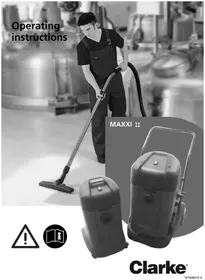 Notice Clarke MAXXI II Aspiradora