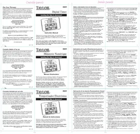 Notice Taylor 5839 Thermomètre numérique
