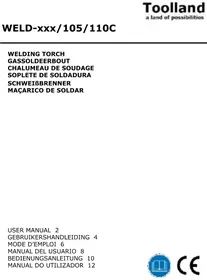 Notice Idealgas WELD110C Machine de soudure