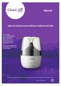 Notice Clean Air Optima AD302 Aroma diffuser
