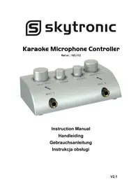 Notice SKYTRONIC KARAOKE MICROPHONE CONTROLLER Système de karaoké