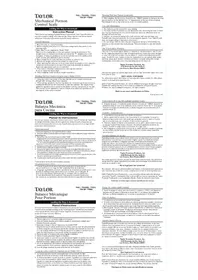 Notice Taylor TS5 Balances de cuisine