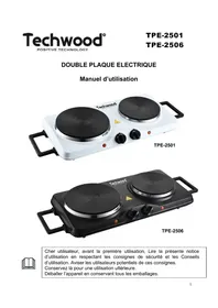 Notice TECHWOOD TPE104 Plaque de cuisson électrique