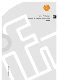 Notice IFM PM1117 Capteur de pression