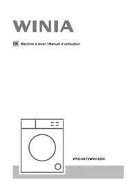 Notice WINIA WVD08T2WW12U51 Machine à laver