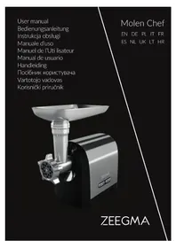 Notice Zeegma MOLEN CHEF Tritacarne