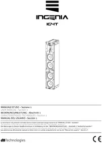 Notice DB Technologies INGENIA IG4T Haut-parleur